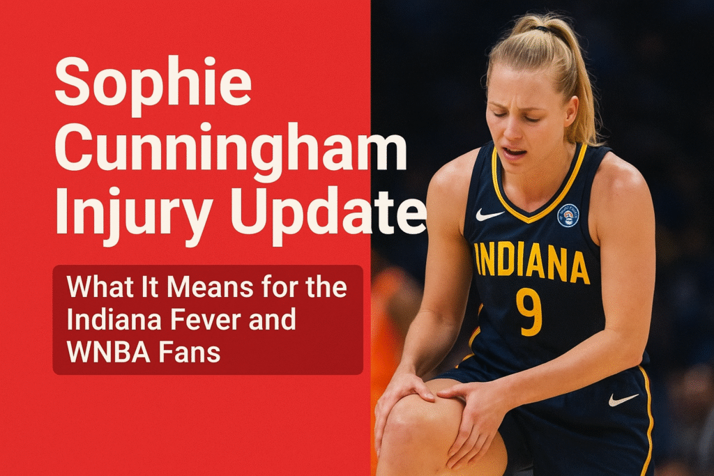 "Sophie Cunningham Injury Update for Indiana Fever WNBA fans"
