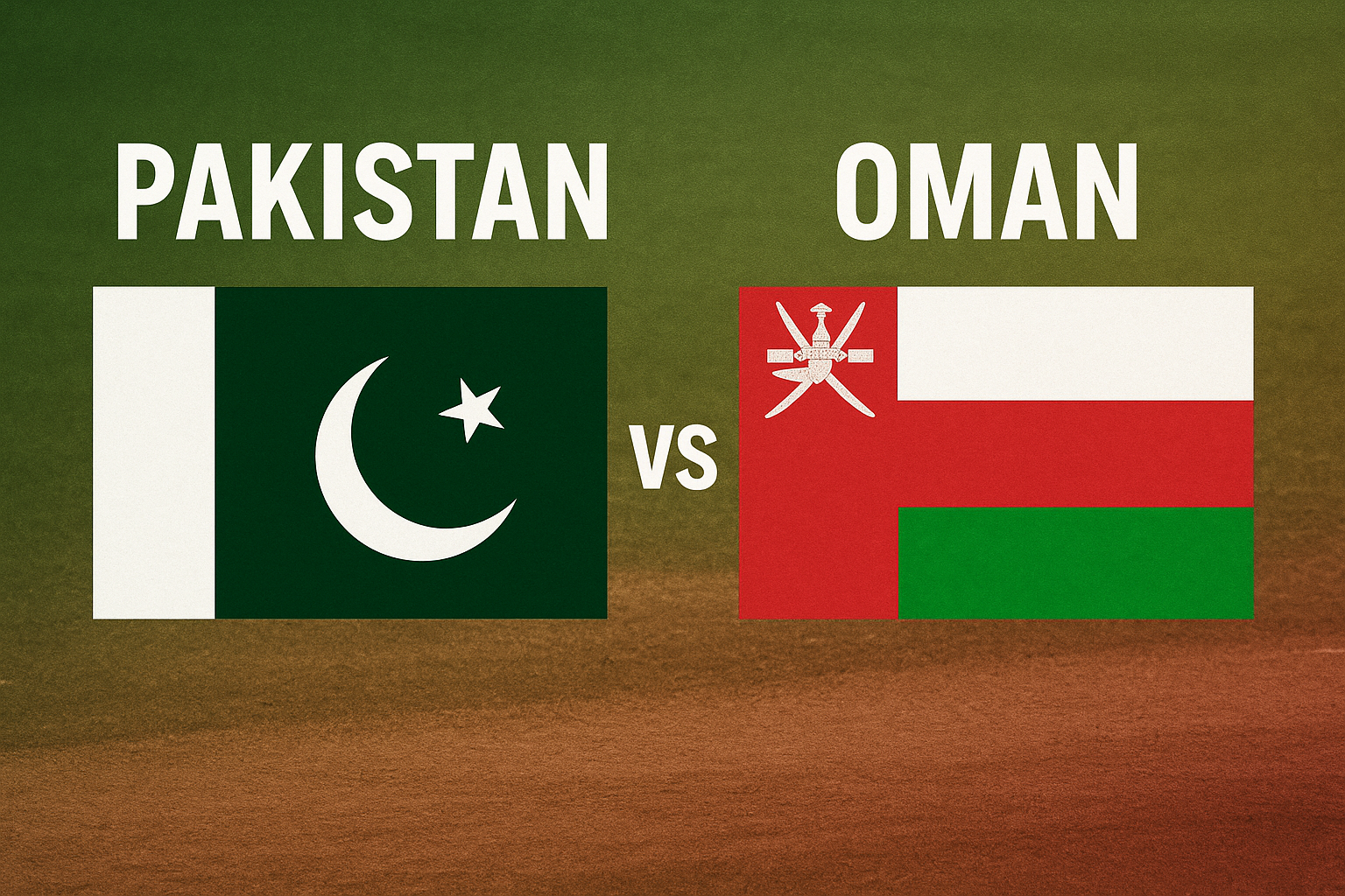 Pakistan vs Oman